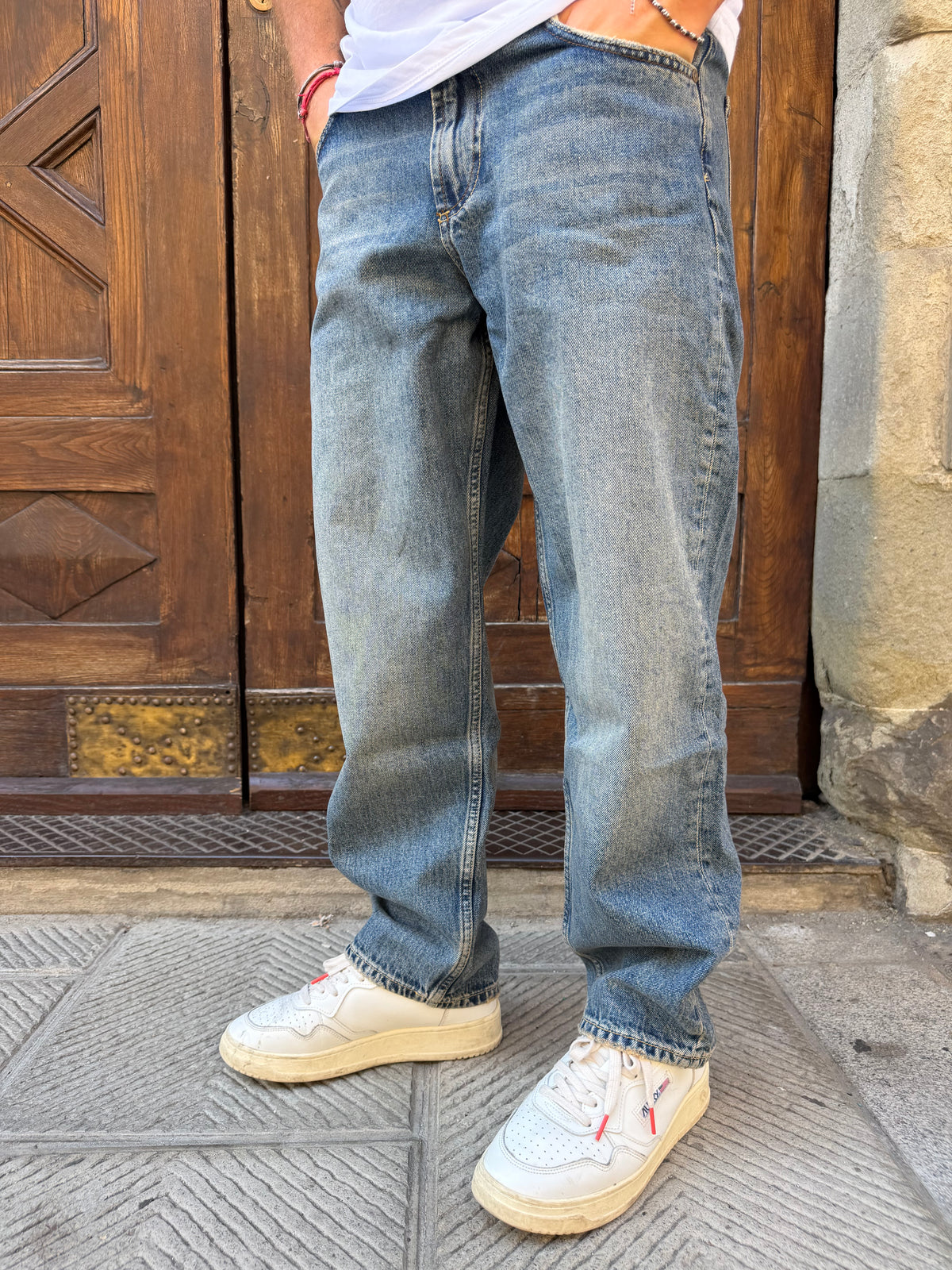 Jeans Teide di Pont loose fit intermedio