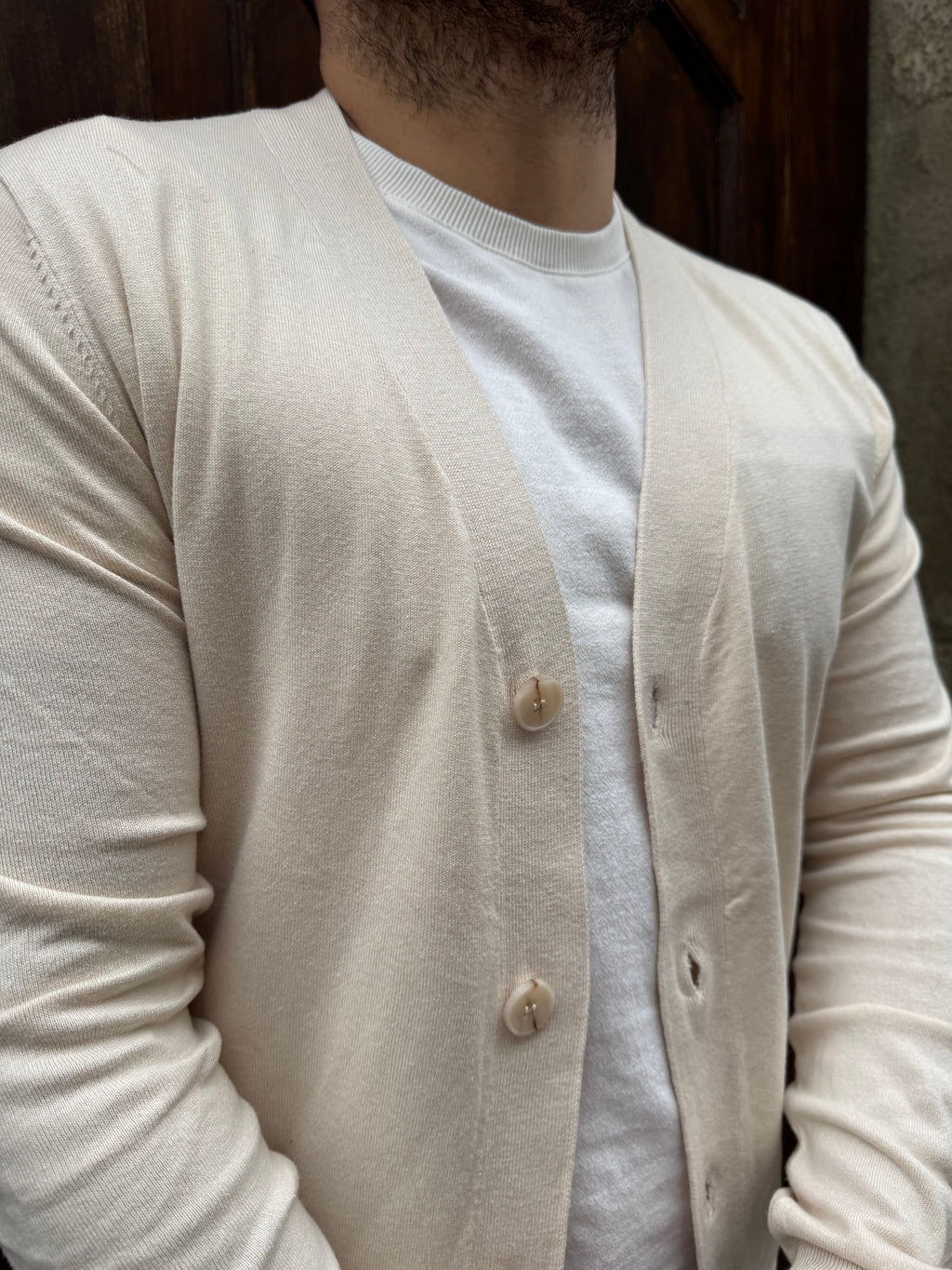 Cardigan Roger di Telamira sabbia