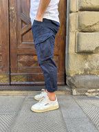 Pantalone Cargo di Petrol Ind. blu navy