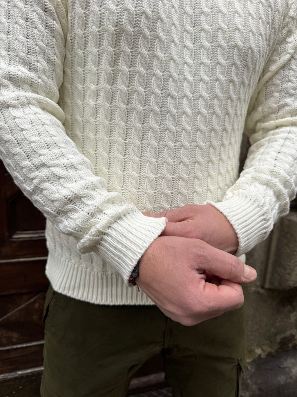 Maglioncino treccia di Telamira