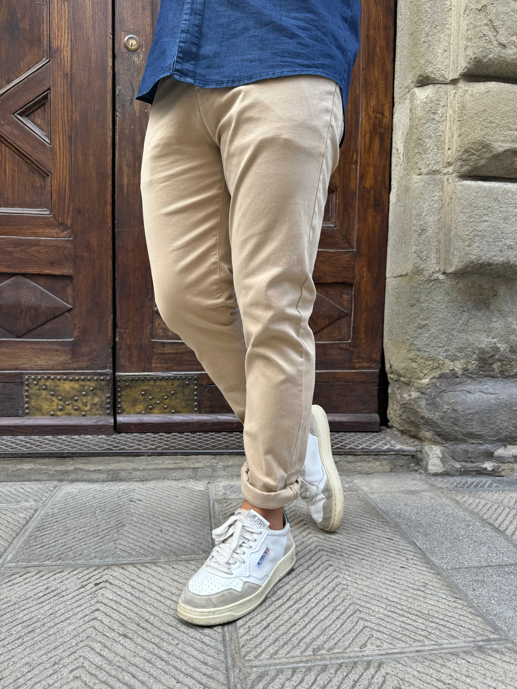 Pantalone Denim di HAMAKI HO beige