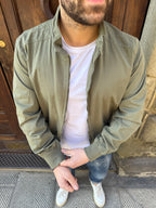 Giacchetto Bomber Willy di Tréz verde militare