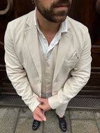 Giacca completo Roger di Hamaki-Ho sabbia
