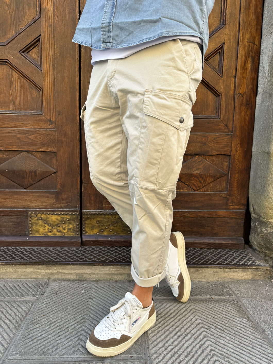 Pantalone Cargo di Button’s sabbia