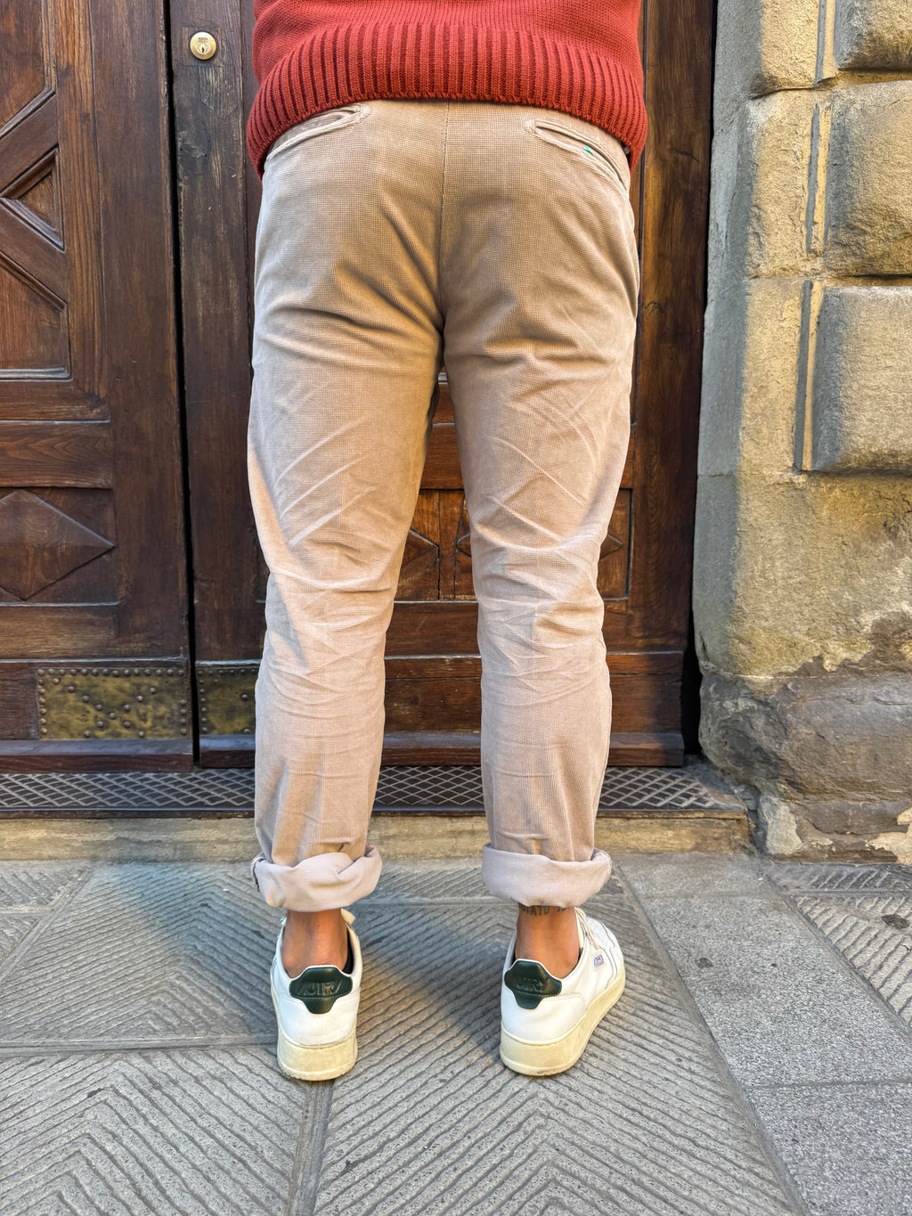 Pantalone Eddy di HAMAKI-Ho beige