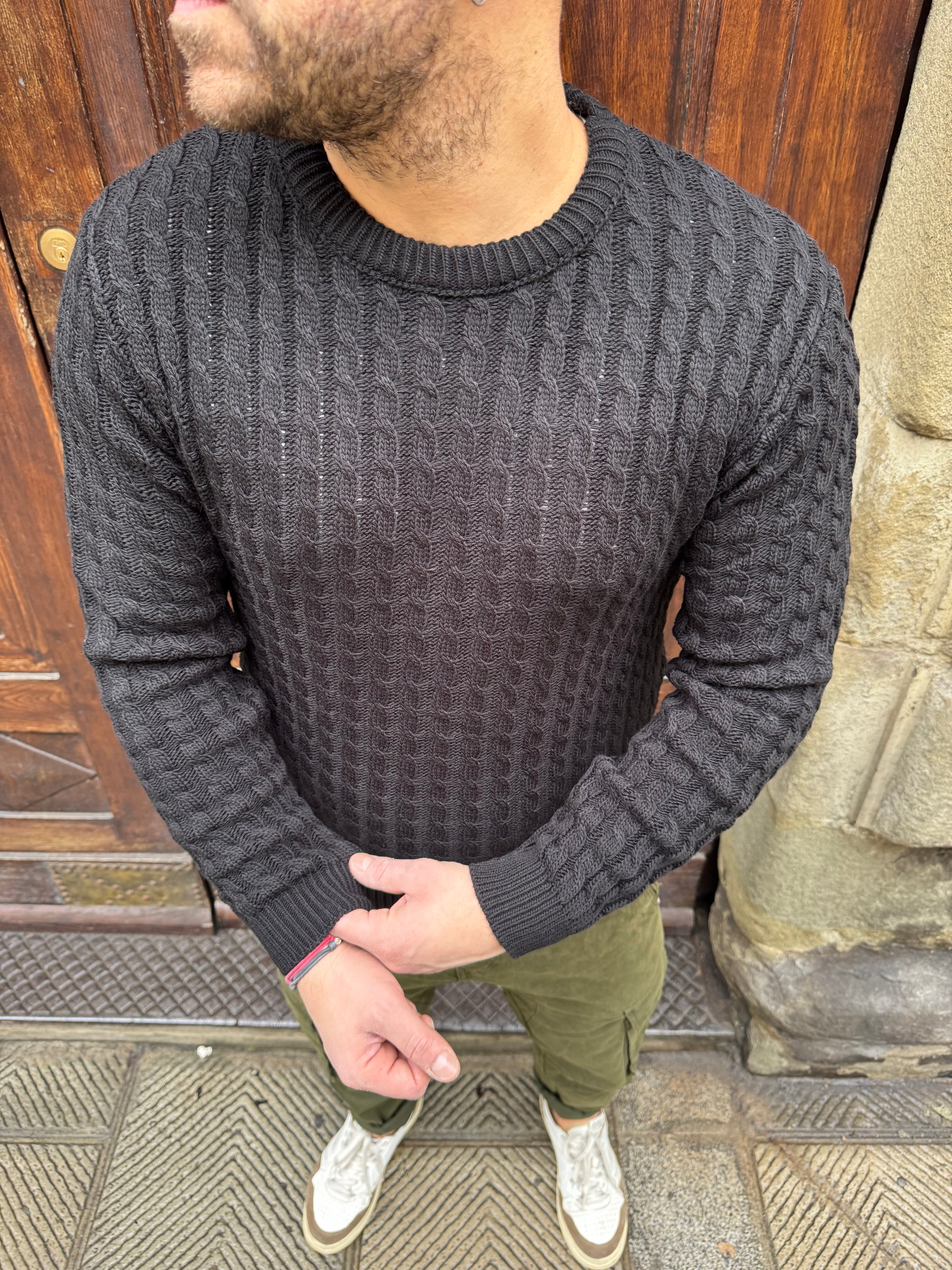 Maglioncino treccia di Telamira