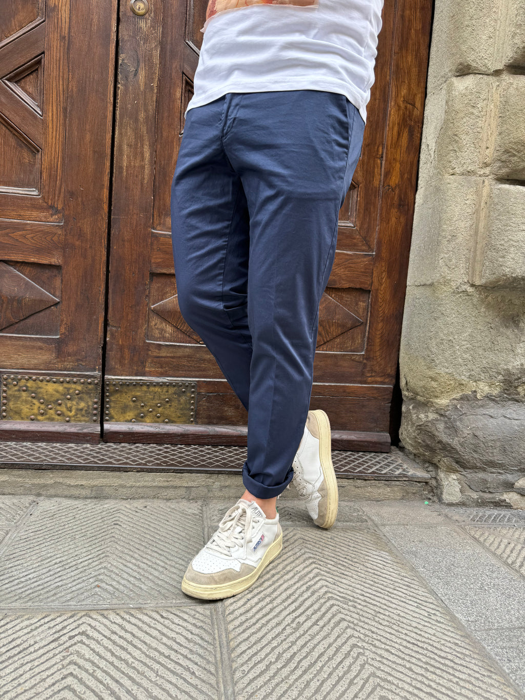Pantalone Chinos di Telamira blu