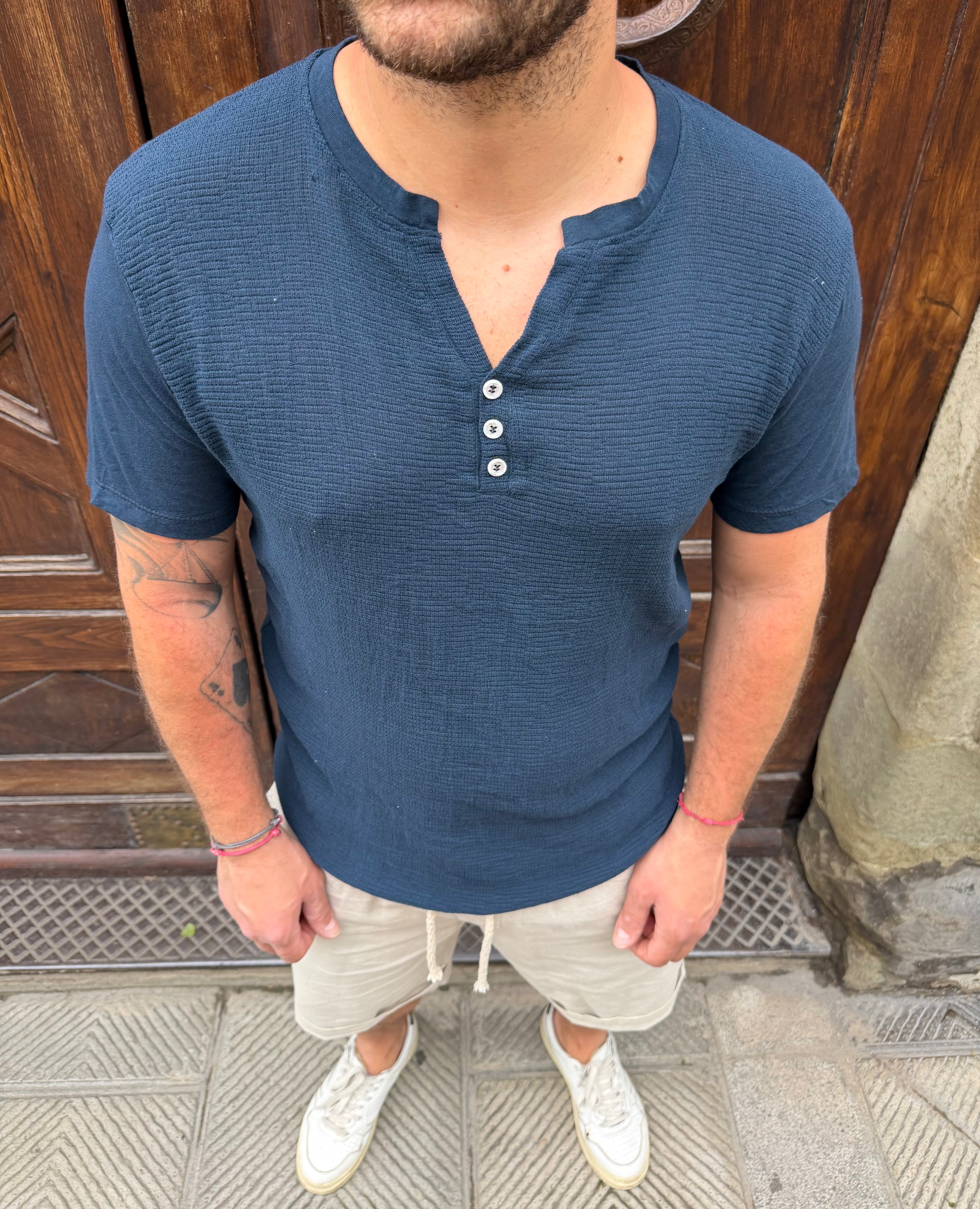 T-shirt Samarcanda di 3.9 blu