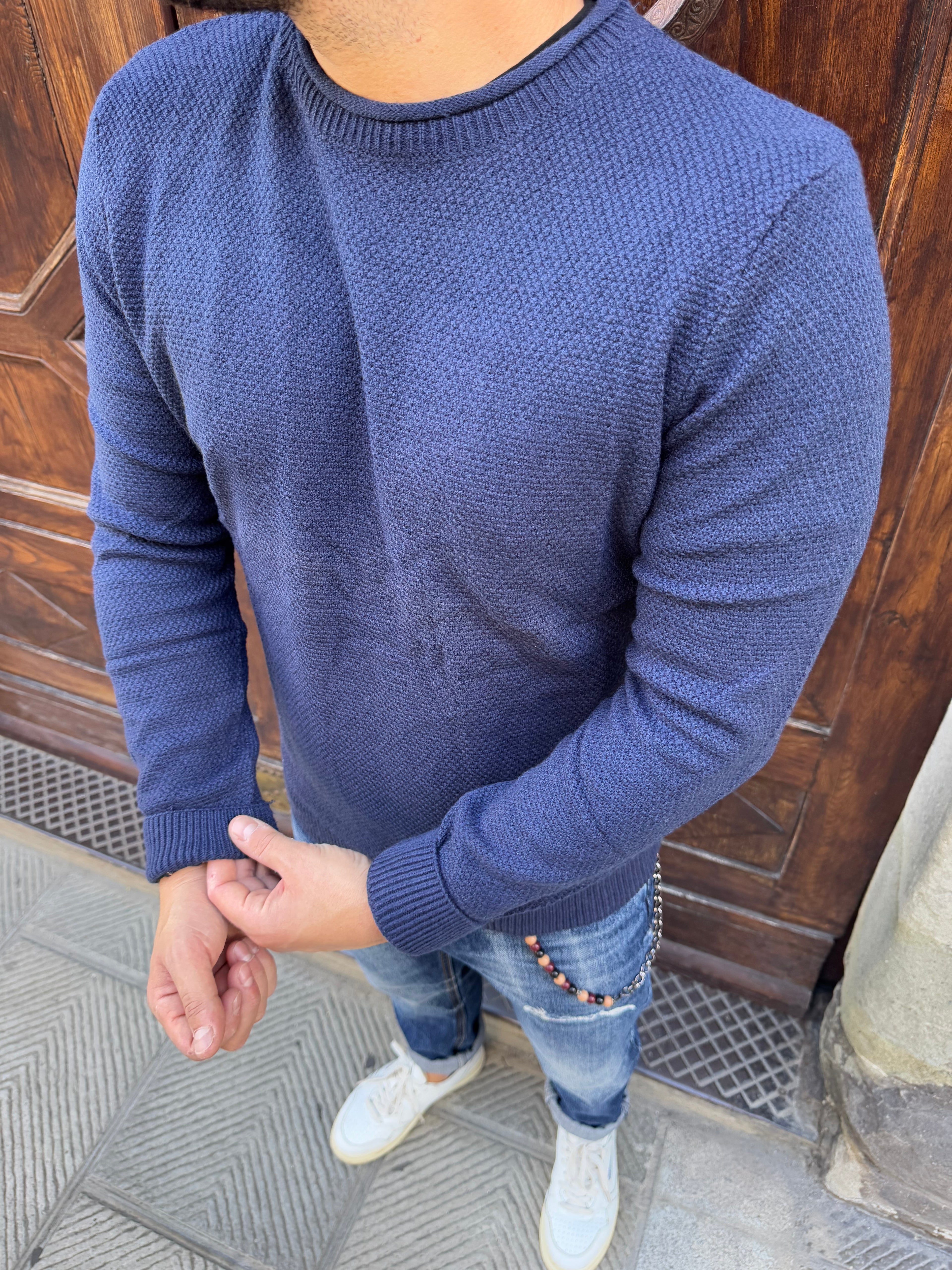 Maglioncino Carlos di Telamira blu