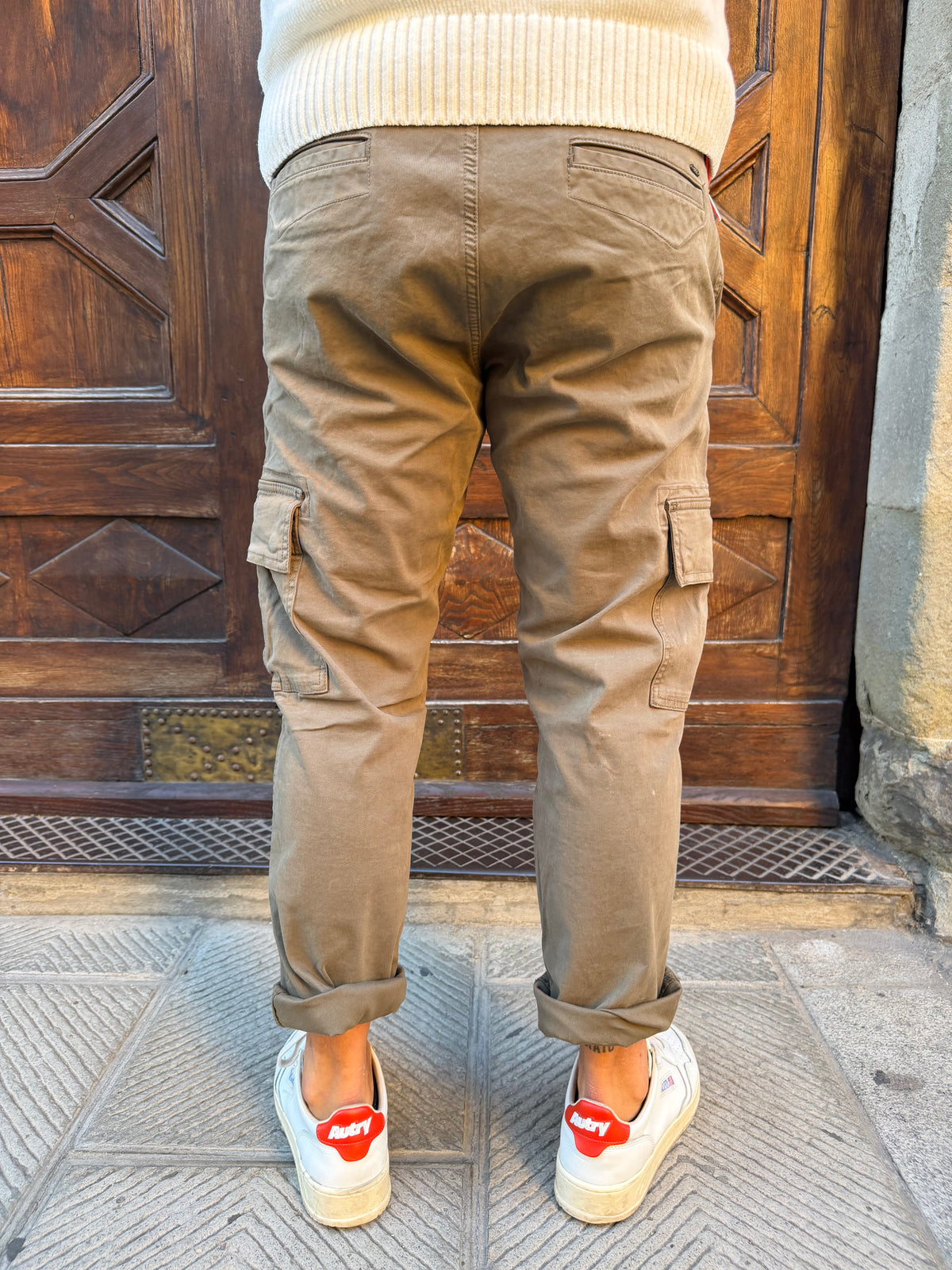 Pantalone Cargo di Trez verde militare