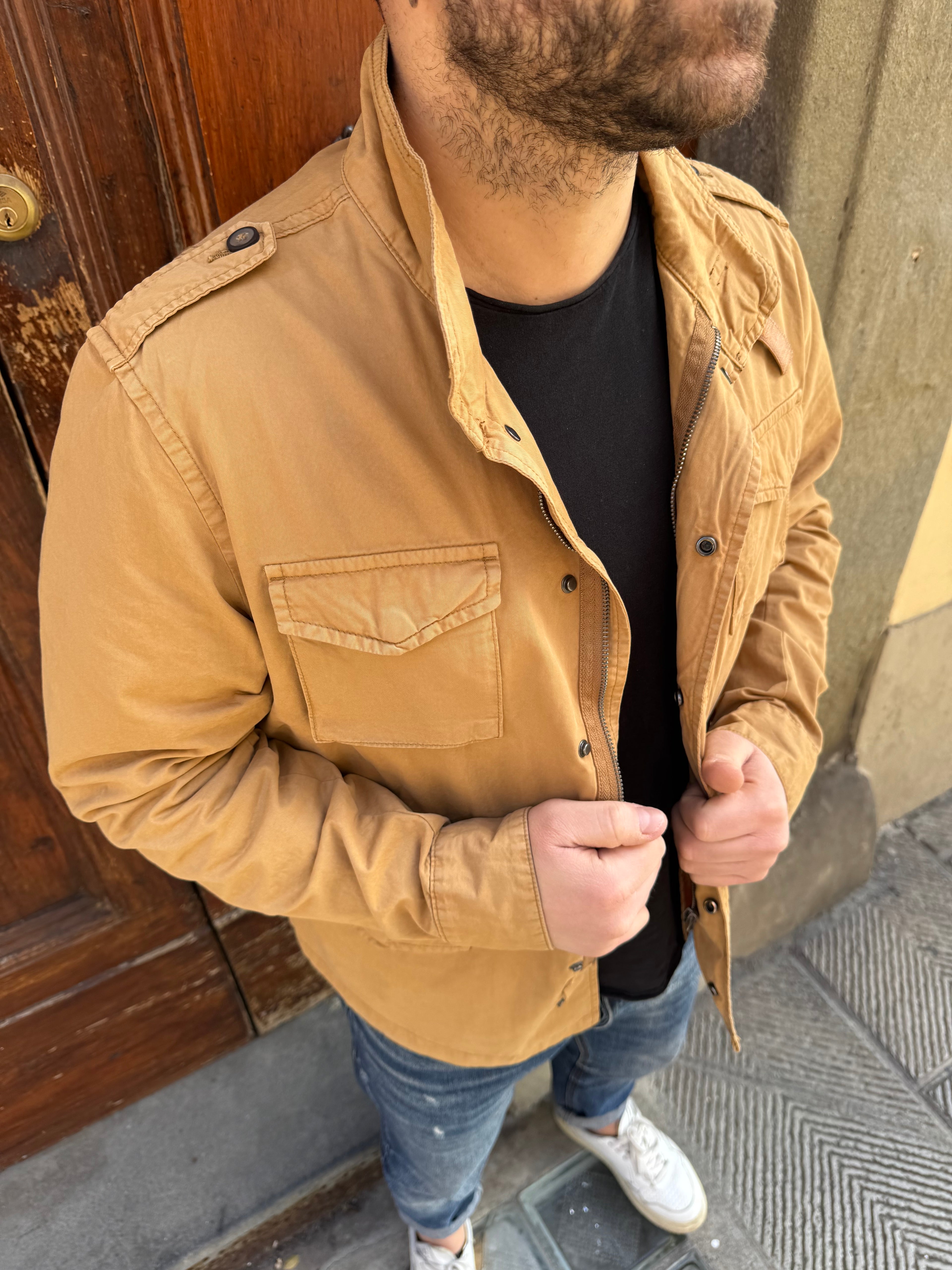 Giacchetto Sahara di Tréz color deserto