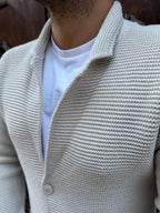Cardigan Lucio di 3.9 panna
