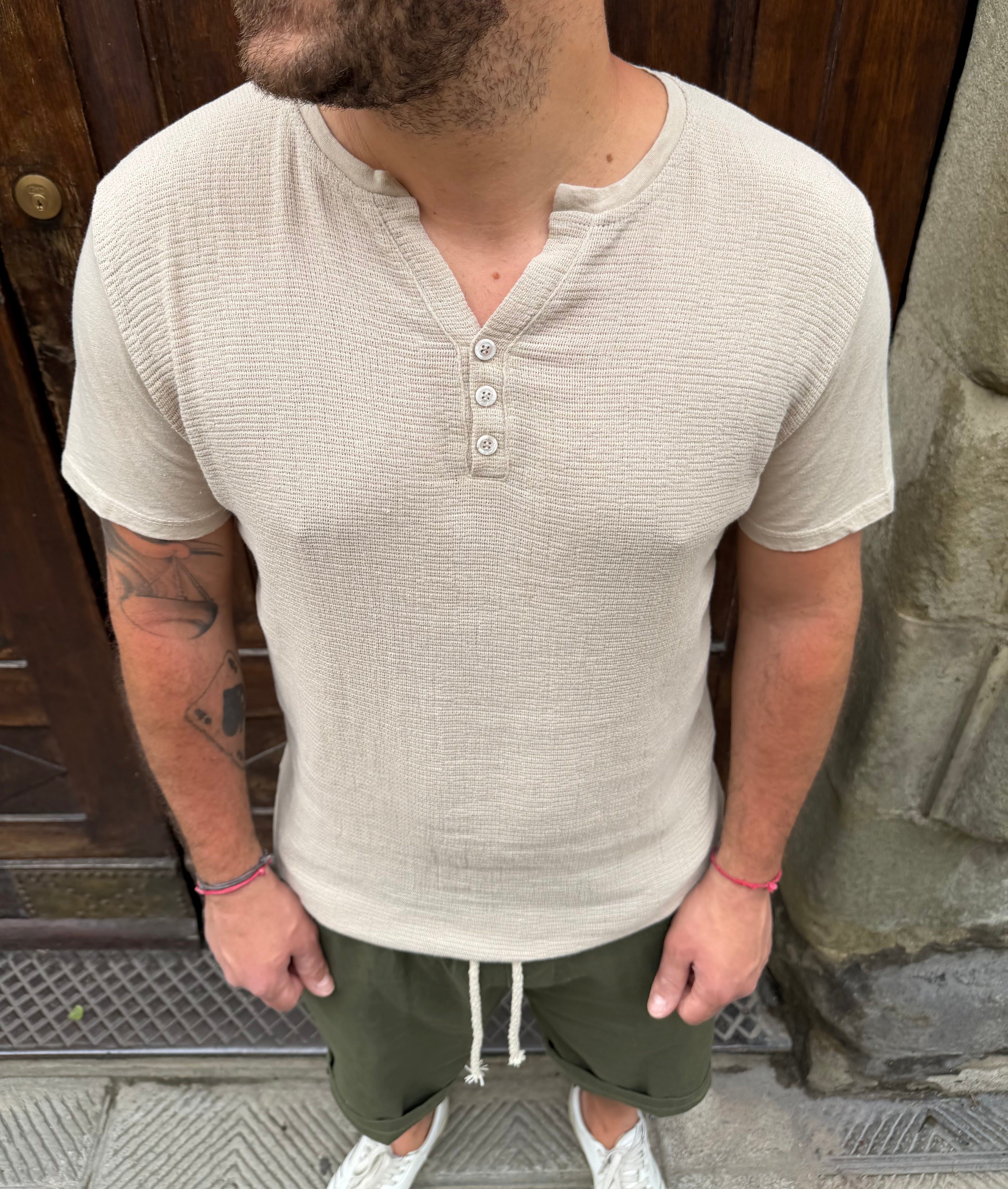 T-shirt Samarcanda di 3.9 beige