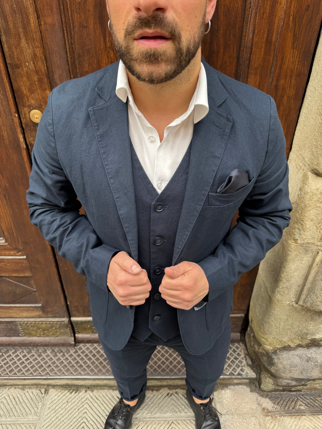 Giacca completo Roger di Hamaki-Ho blu