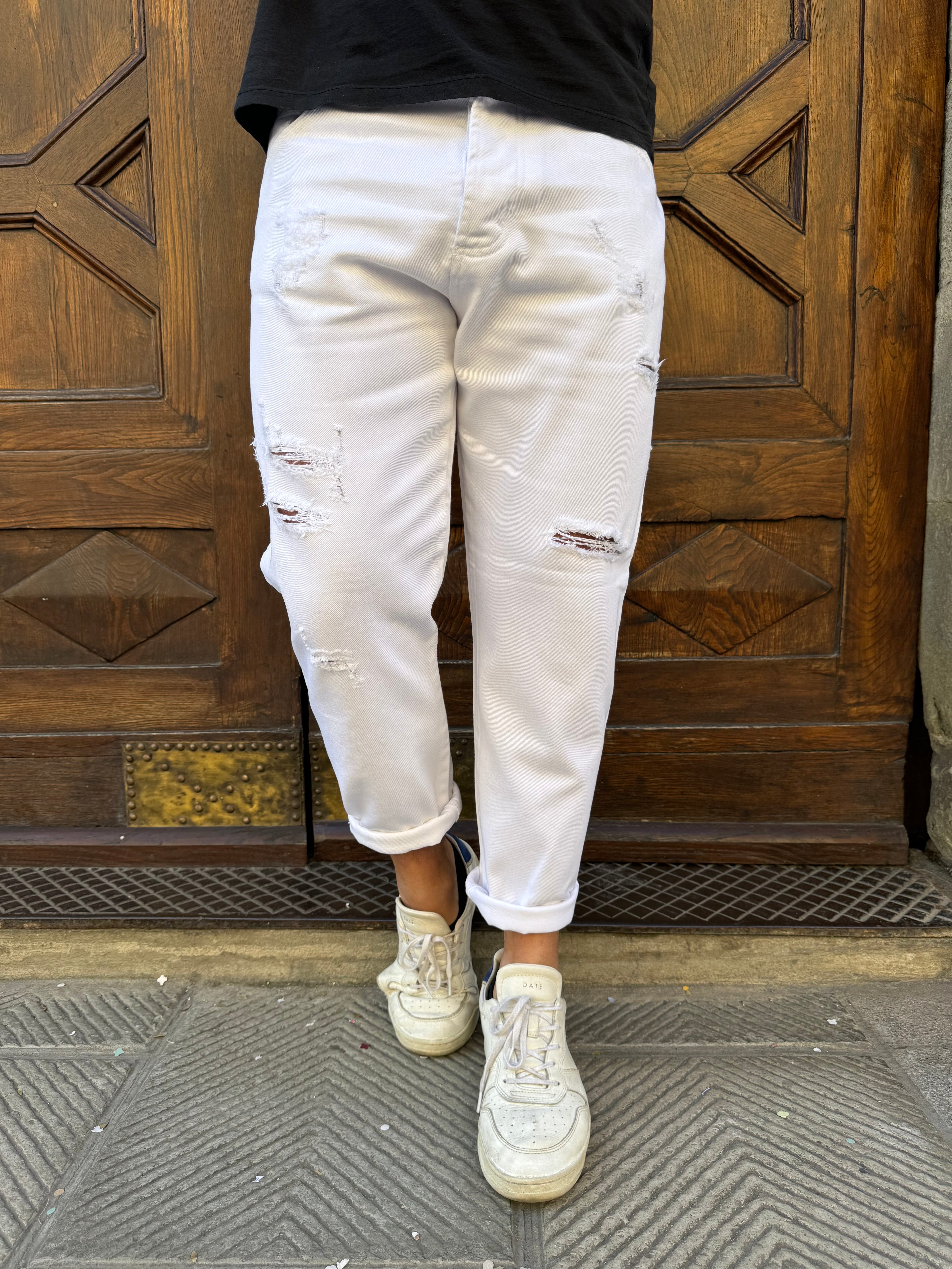 Pantalone Bulldenim di Myden bianco
