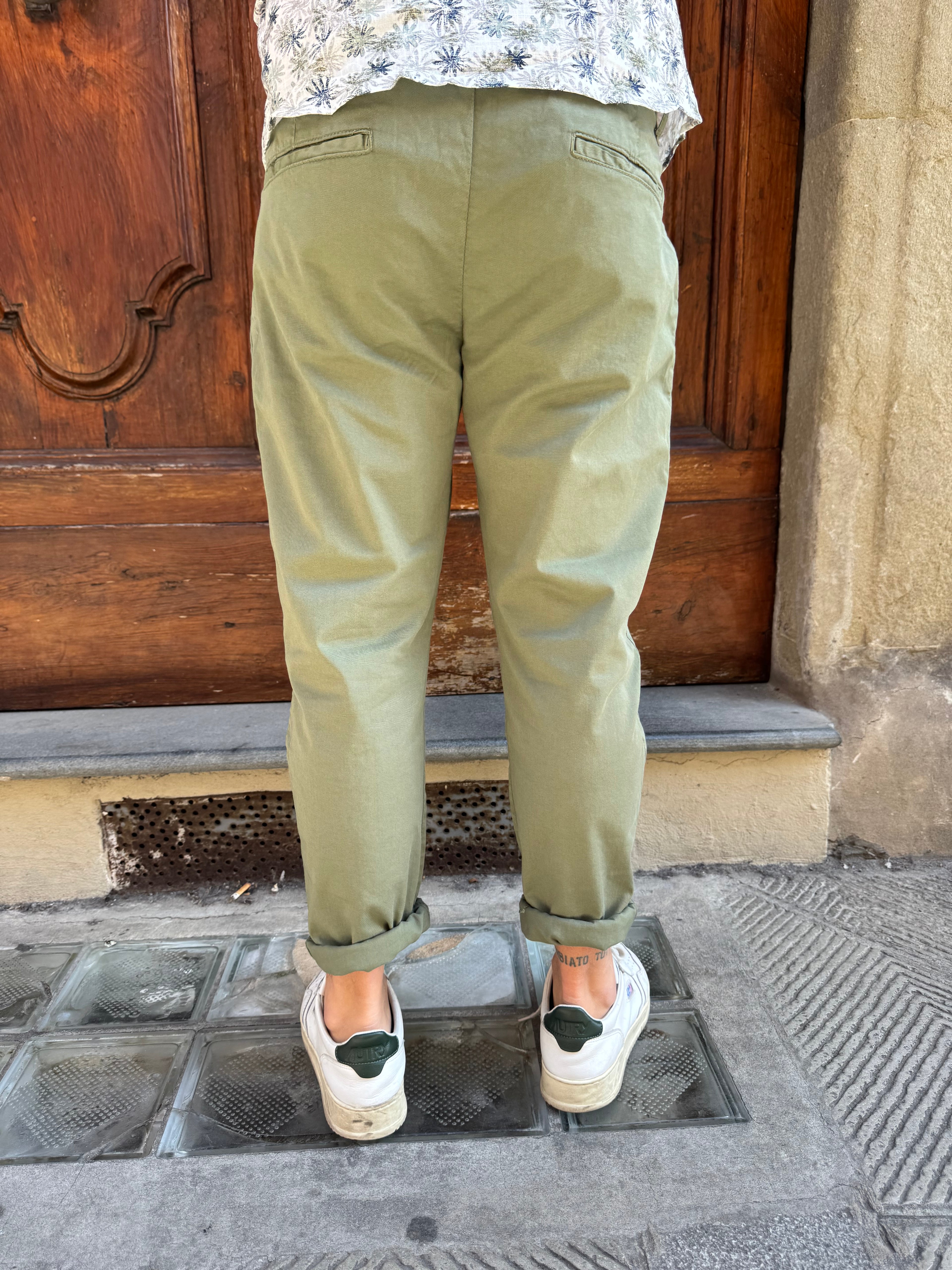 Pantalone Mike di 3.9 verde
