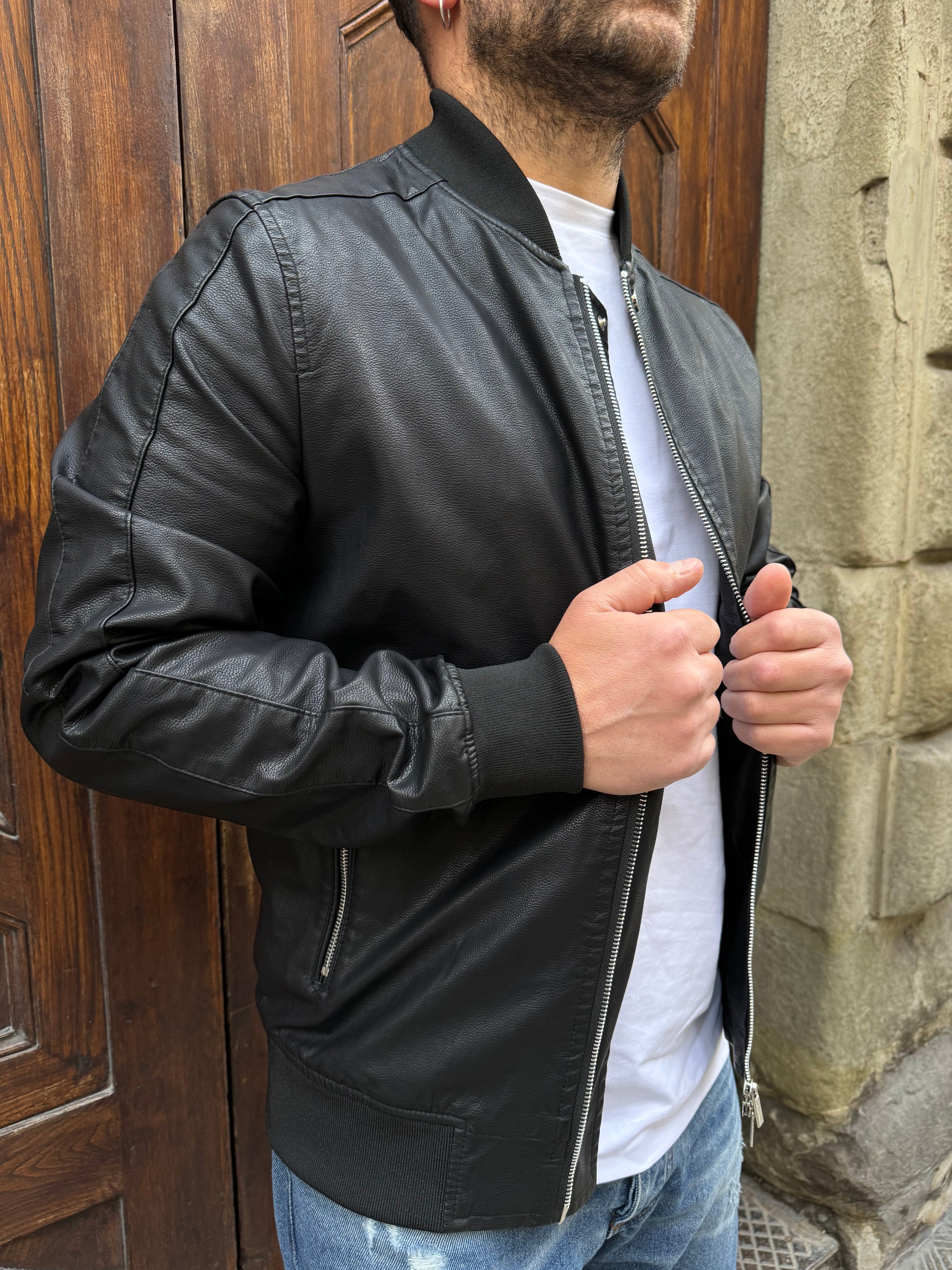 Bomber ecopelle di Hamaki-Ho