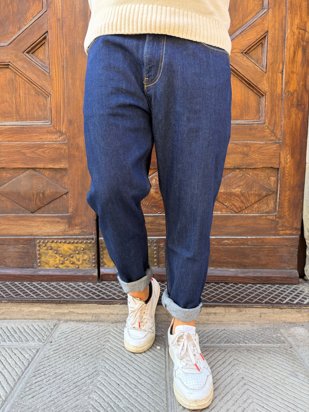 Jeans Yellowstone Cropped di Pont 03 scuro