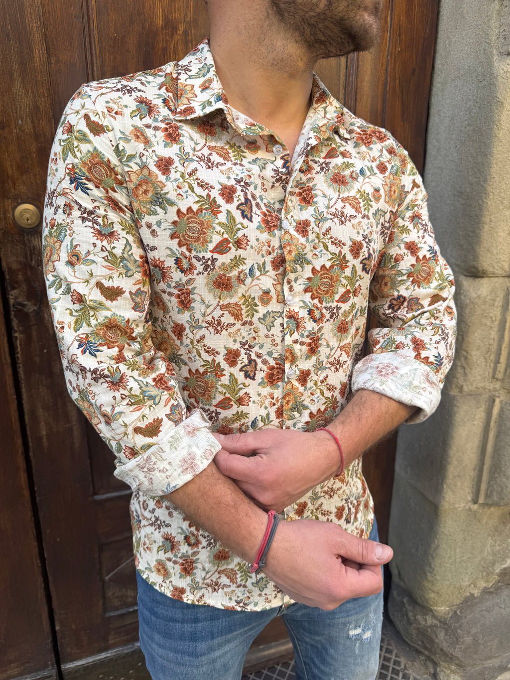 Camicia Flowers di 3.9