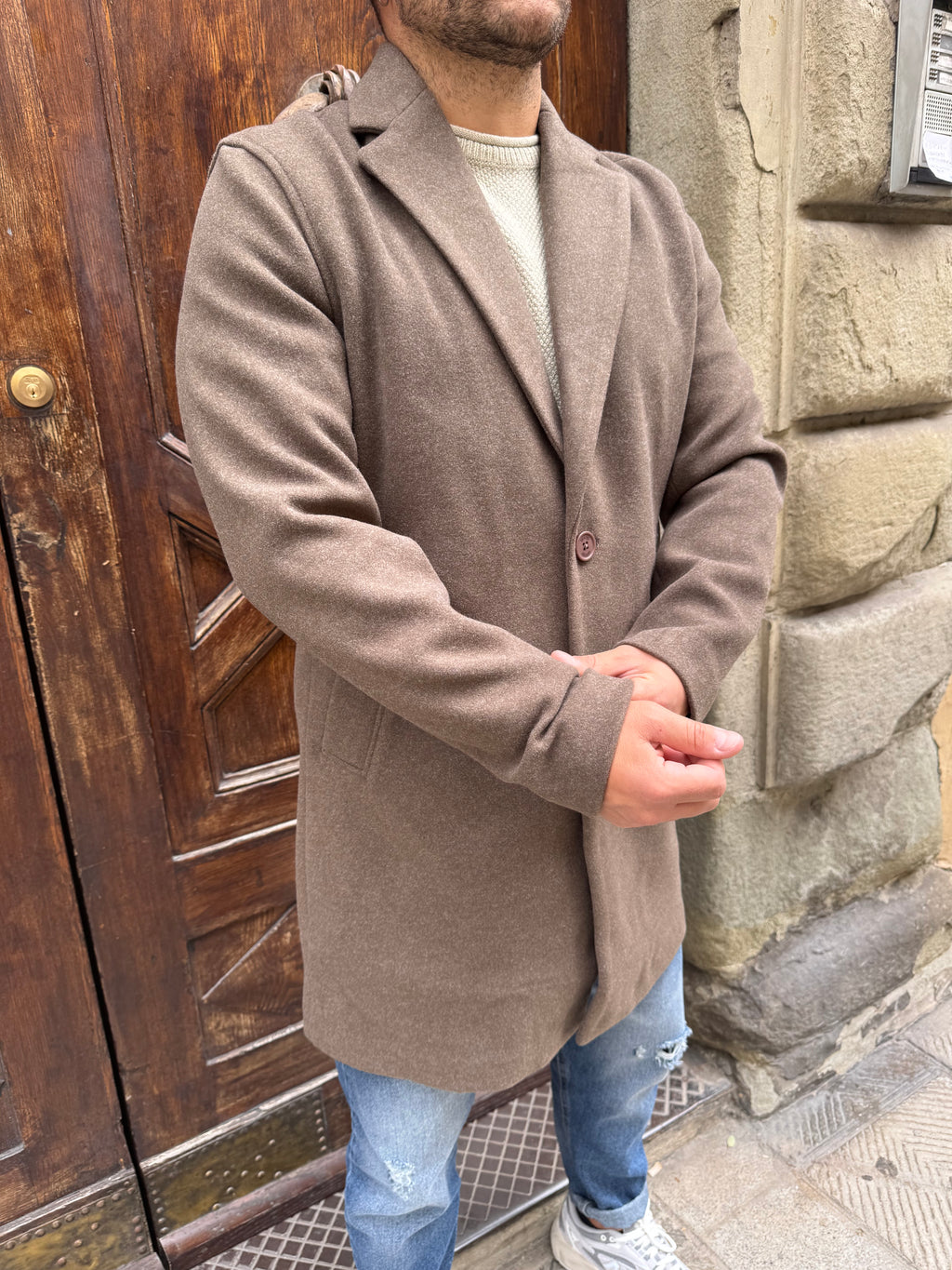 Cappotto Bruce di Tiffosi moro