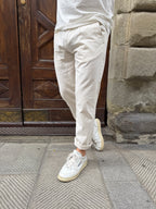 Pantalone Portofino di Tréz bianco