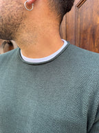 Maglioncino Alabastro di Tiffosi verde bosco