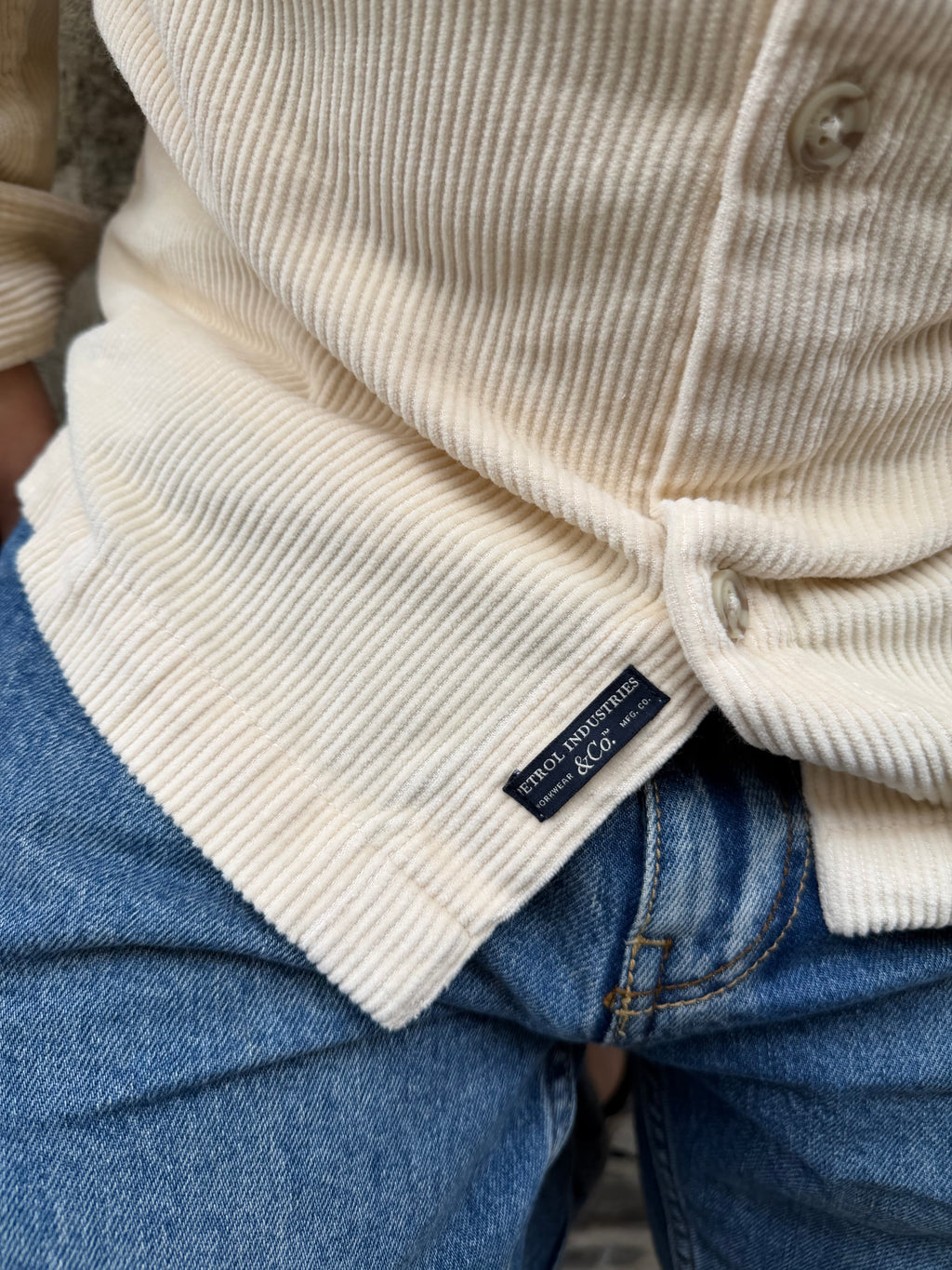 Camicia Velluto di Petrol crema