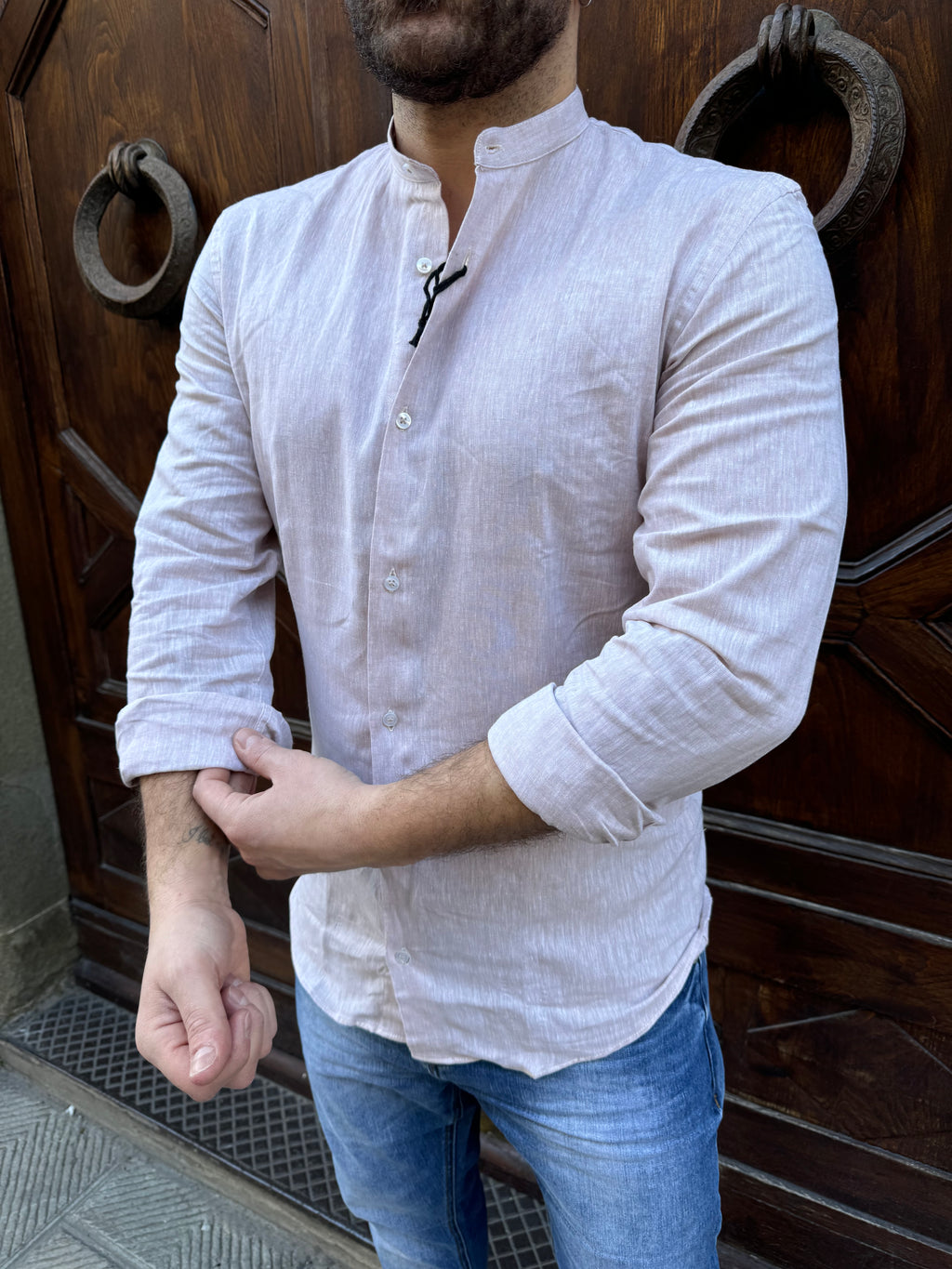 Camicia Lino di Telamira corda