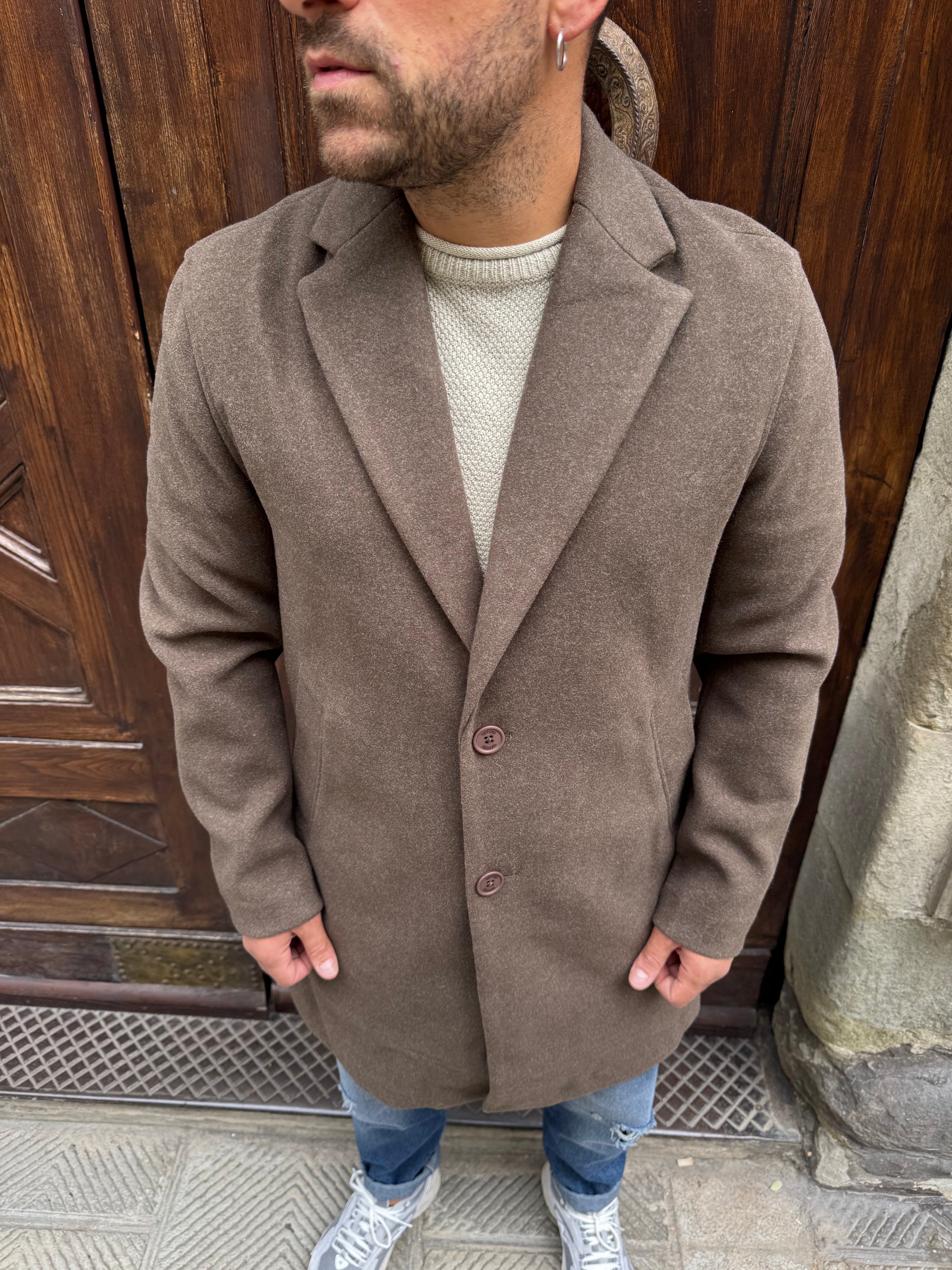 Cappotto Bruce di Tiffosi moro