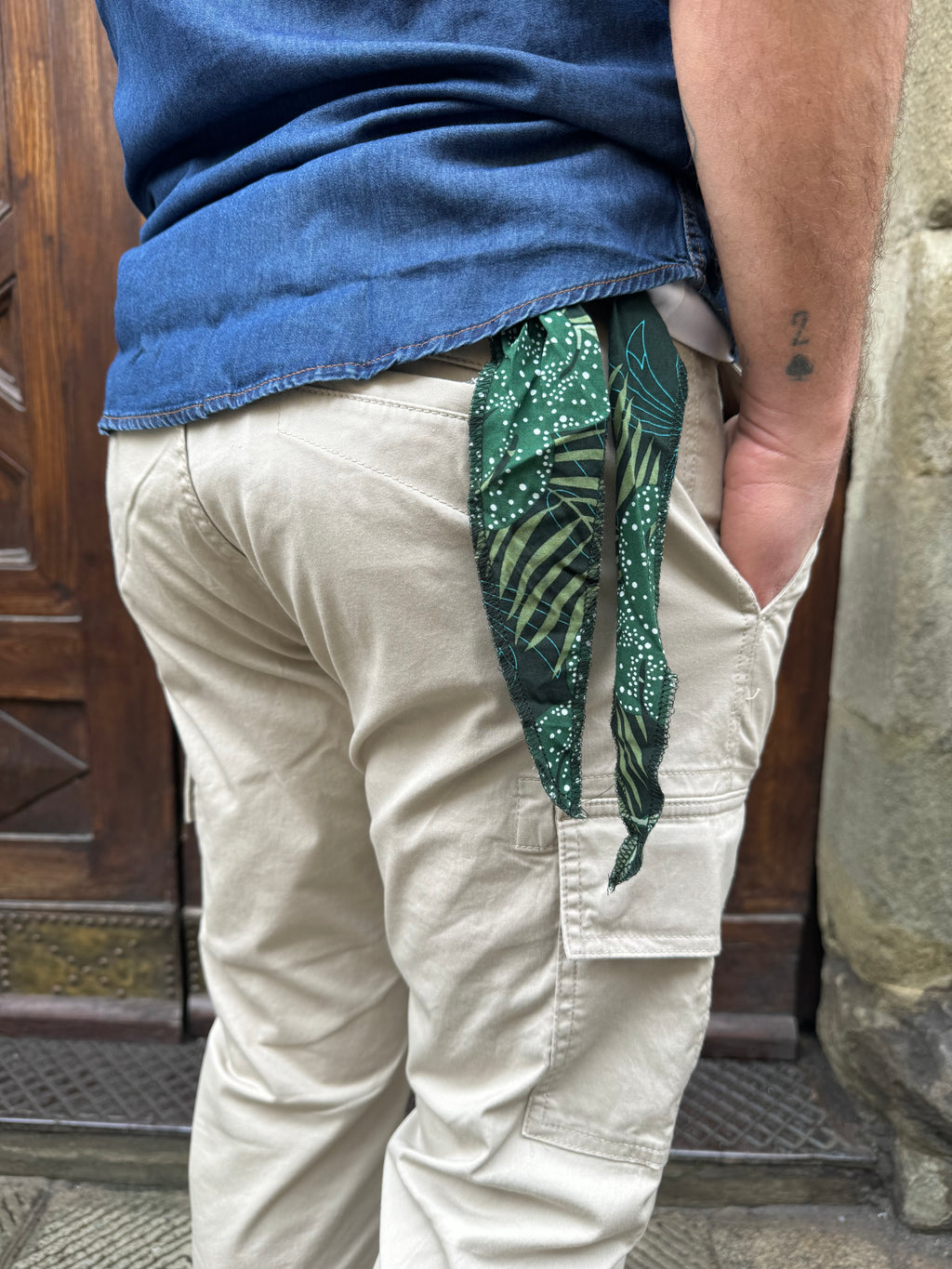 Pantalone Cargo di Trèz sabbia