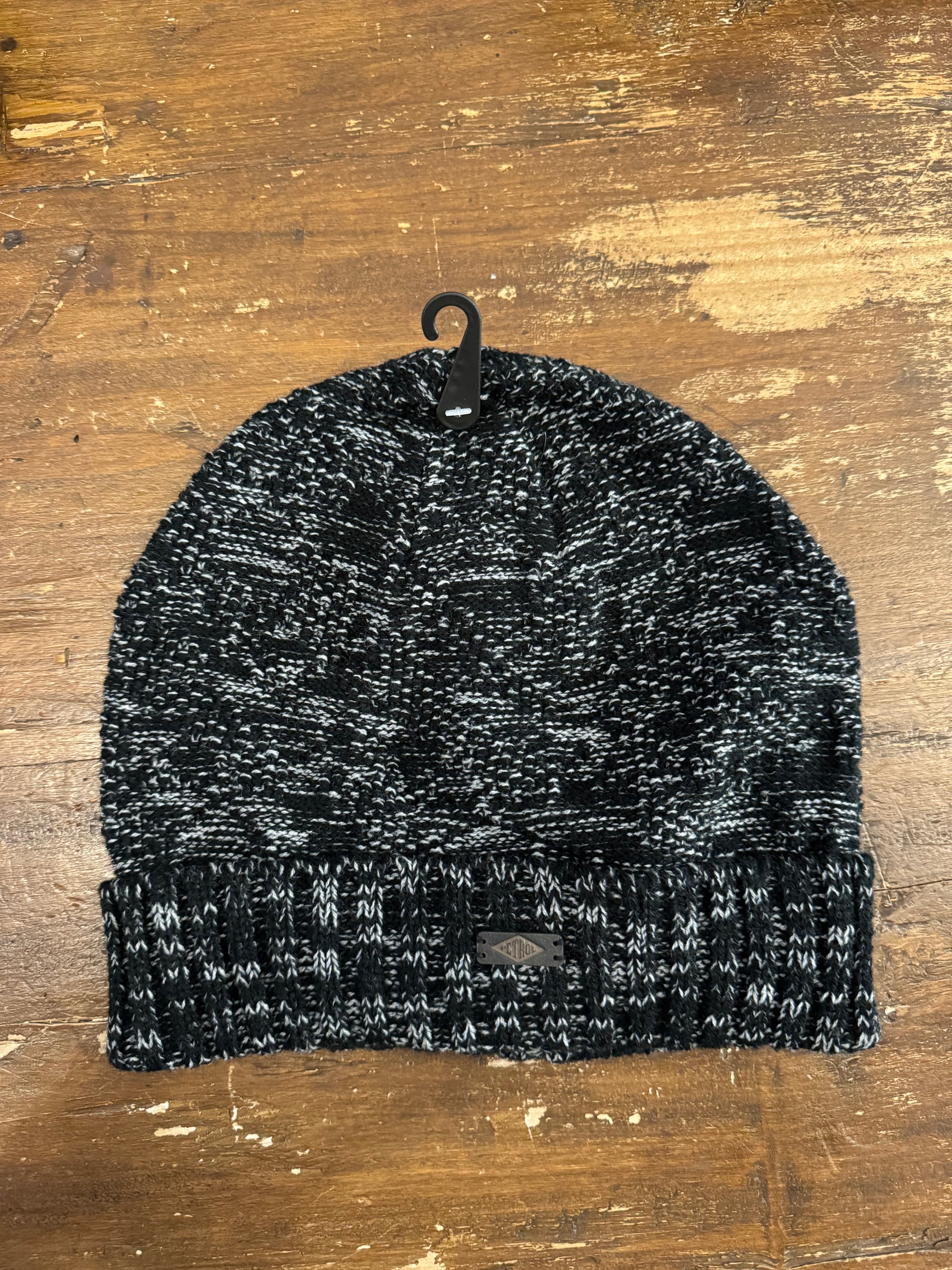 Cappellino Petrol nero mélange
