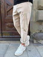 Pantalone Chinos in velluto di Hamaki-Ho beige