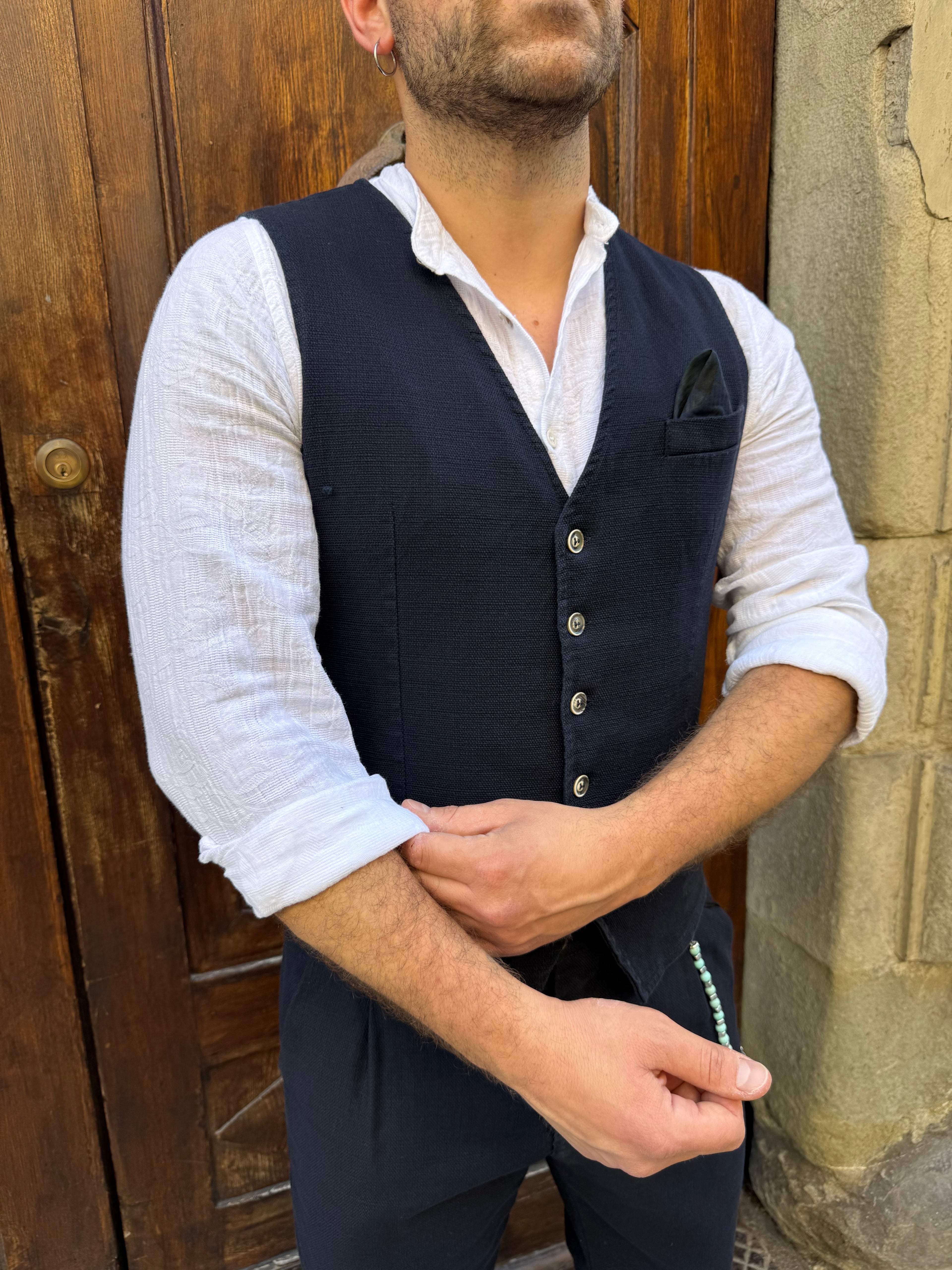 Gilet completo Paul blu navy