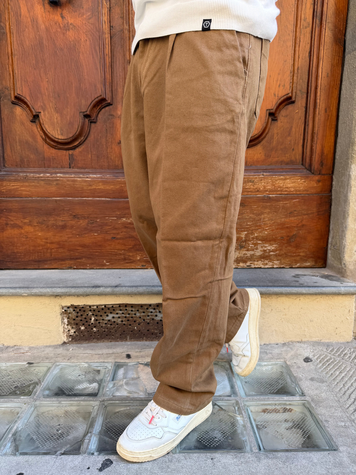 Pantalone Chinos Delamere di Pont tabacco