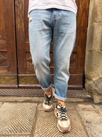 Jeans Yellowstone Cropped di Pont con strappo