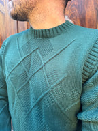 Maglioncino Rombo di Telamira verde