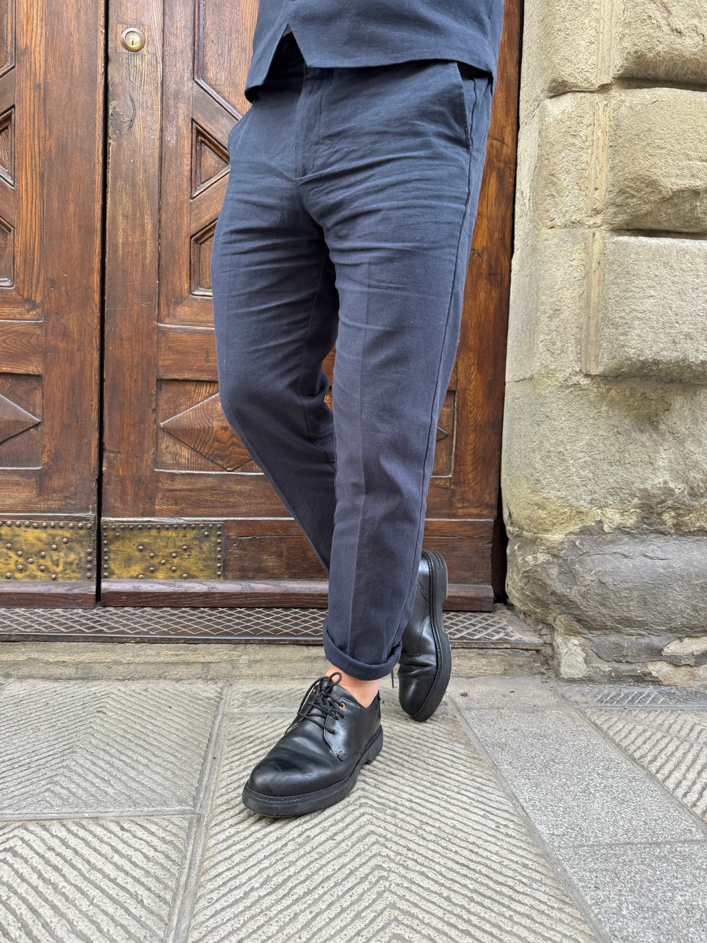 Pantalone completo Bob blu di Hamaki-Ho