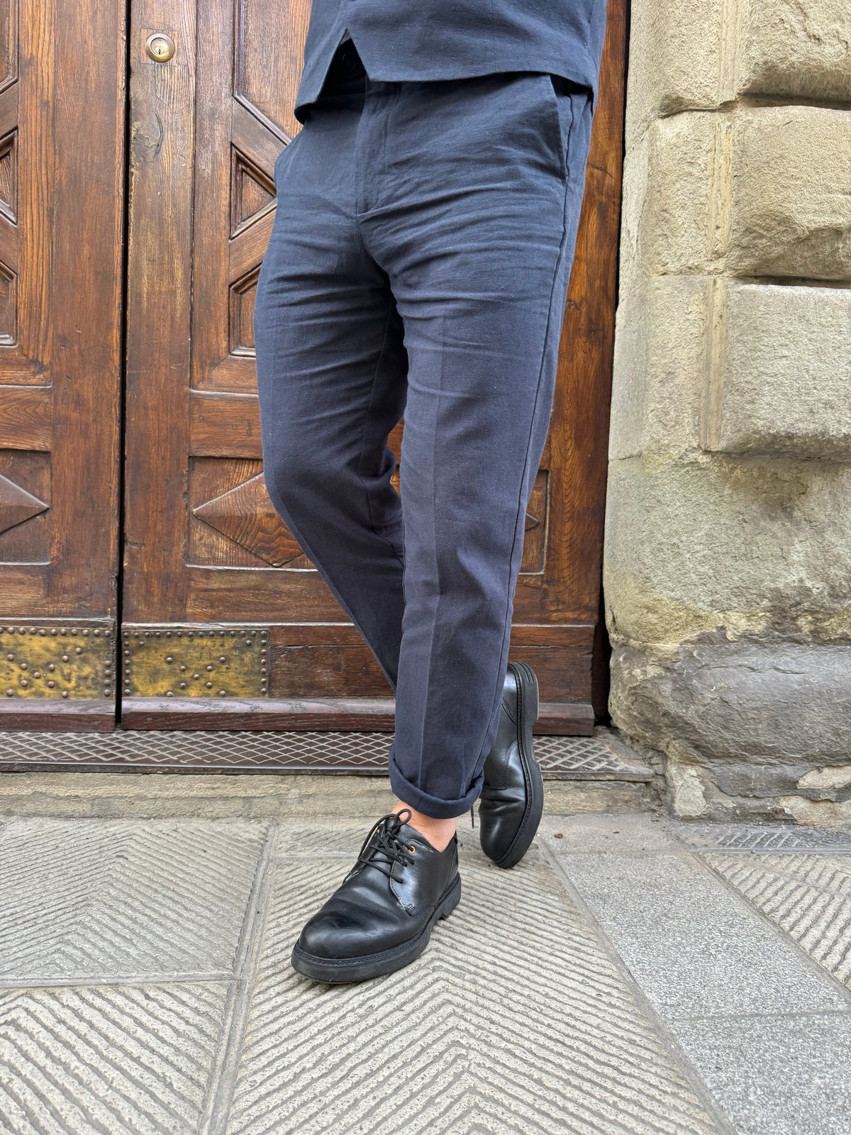 Pantalone completo Bob blu di Hamaki-Ho