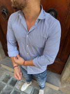 Camicia Portofino di Hamaki-Ho blu