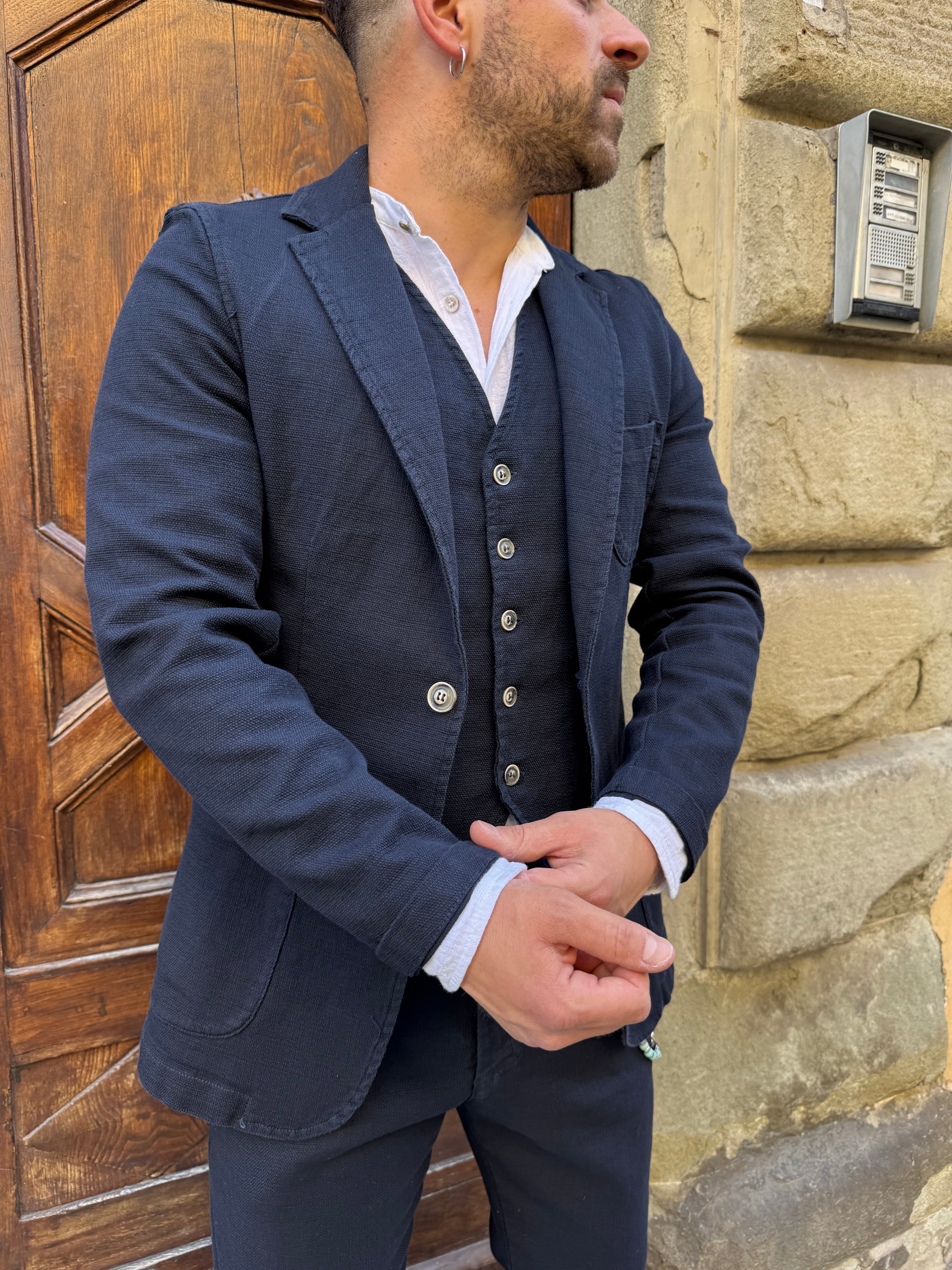 Giacca completo Paul blu navy