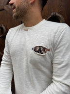 Maglioncino Diego con taschino panna