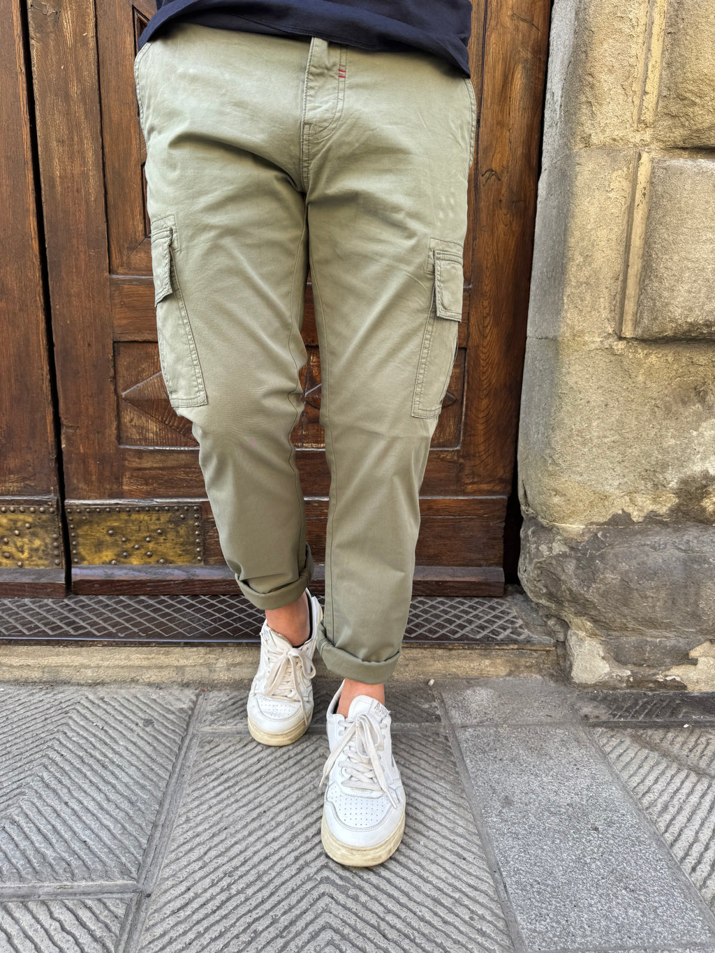 Pantalone Cargo di Trèz verde