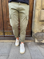 Pantalone Cargo di Trèz verde