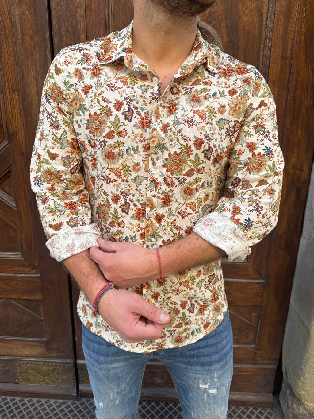 Camicia Flowers di 3.9