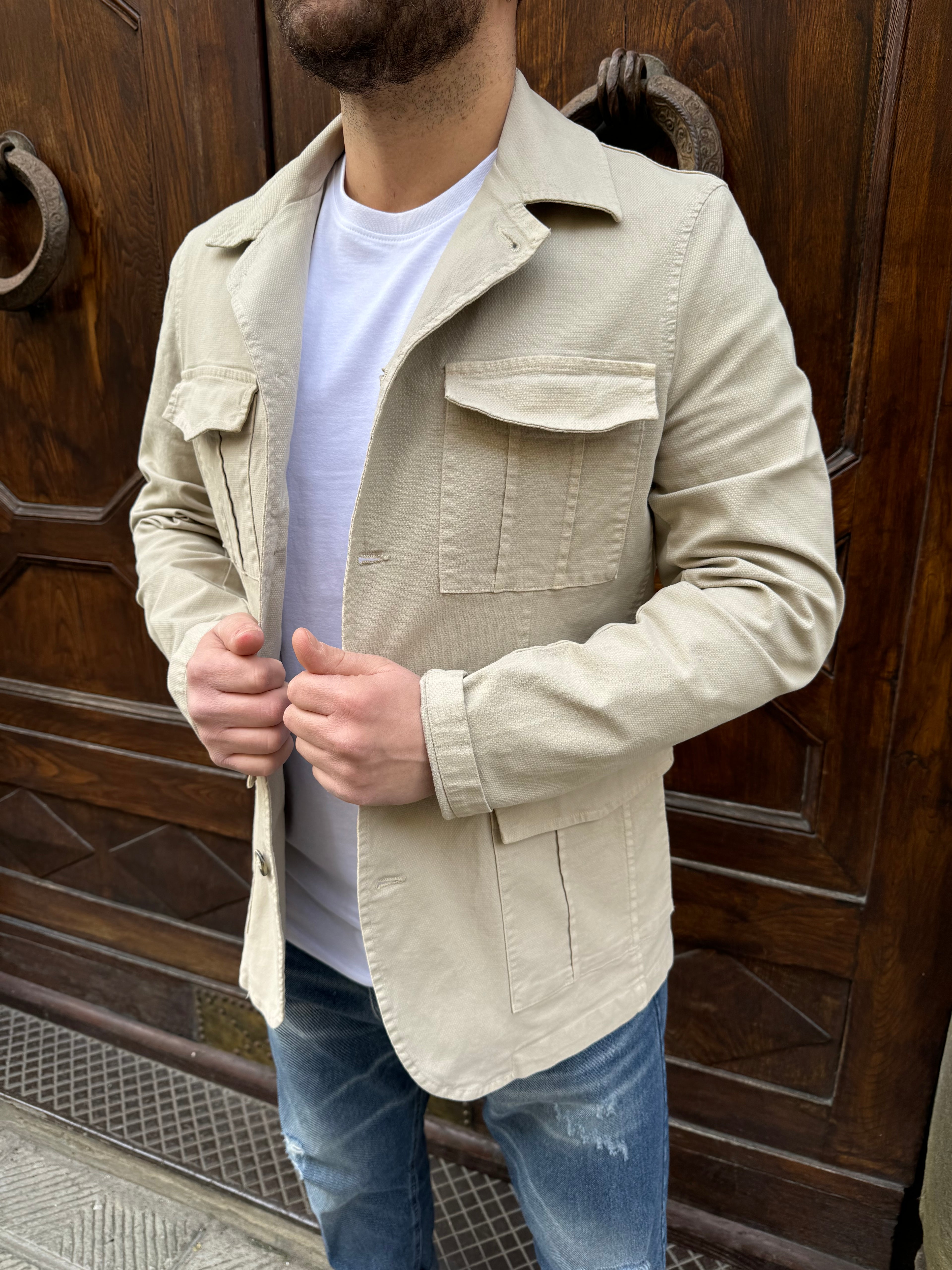 Giacchetto Sahara di 3.9 color sabbia