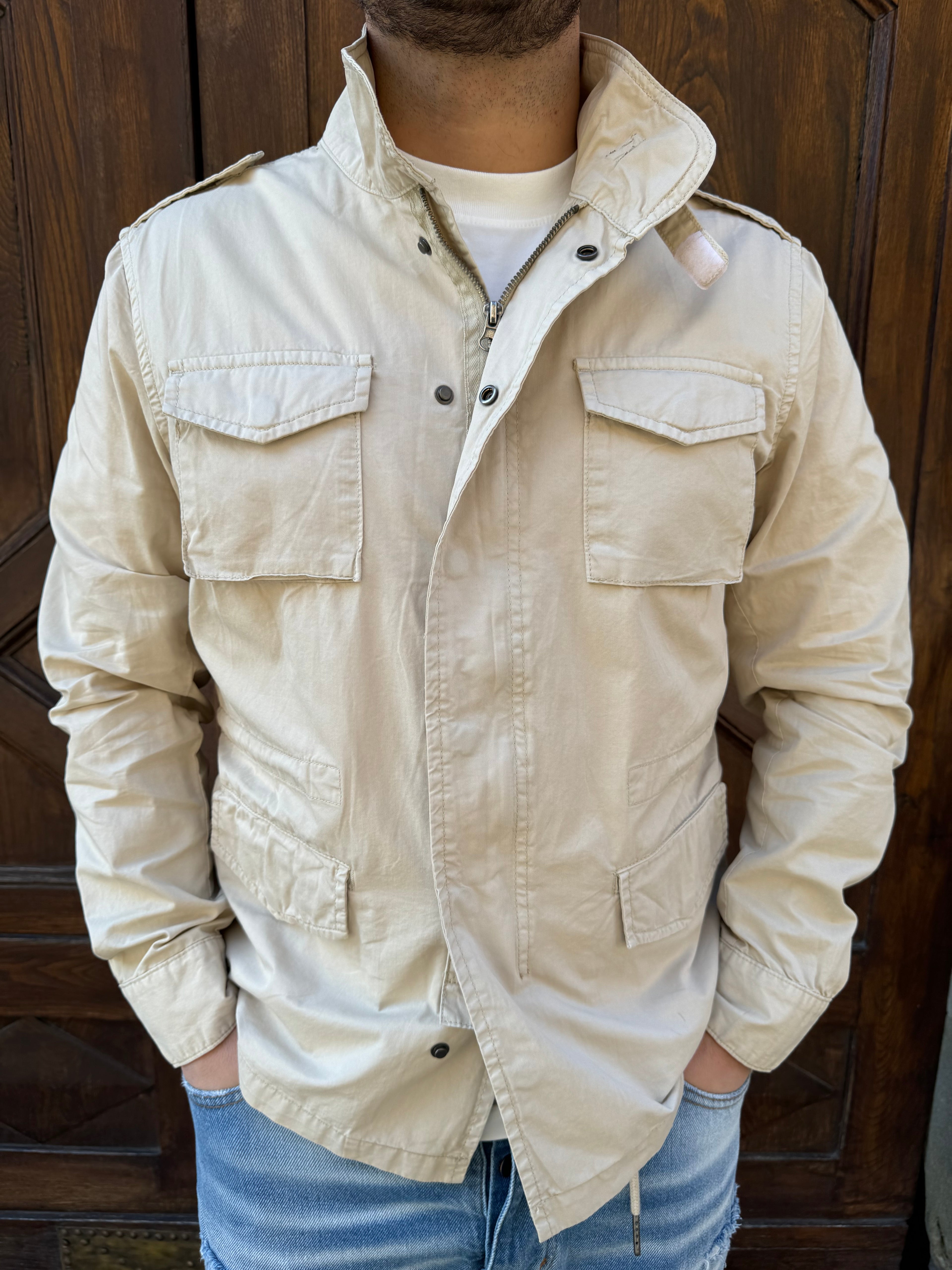 Giacchetto Sahara di TRÈZ color sabbia