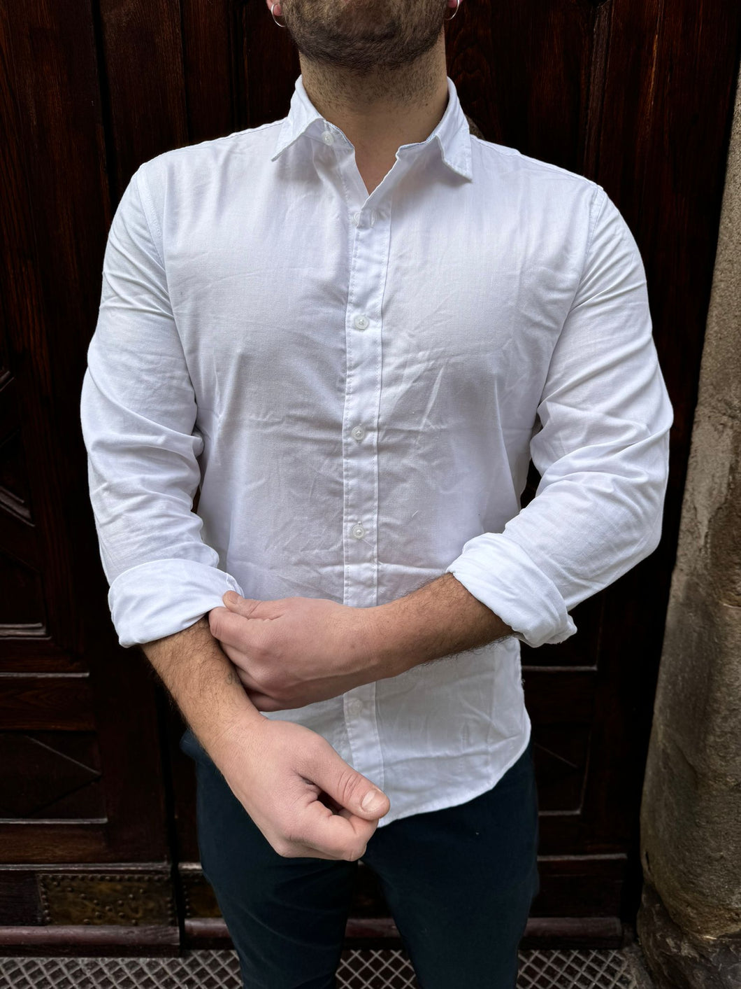 Camicia Oxford bianca