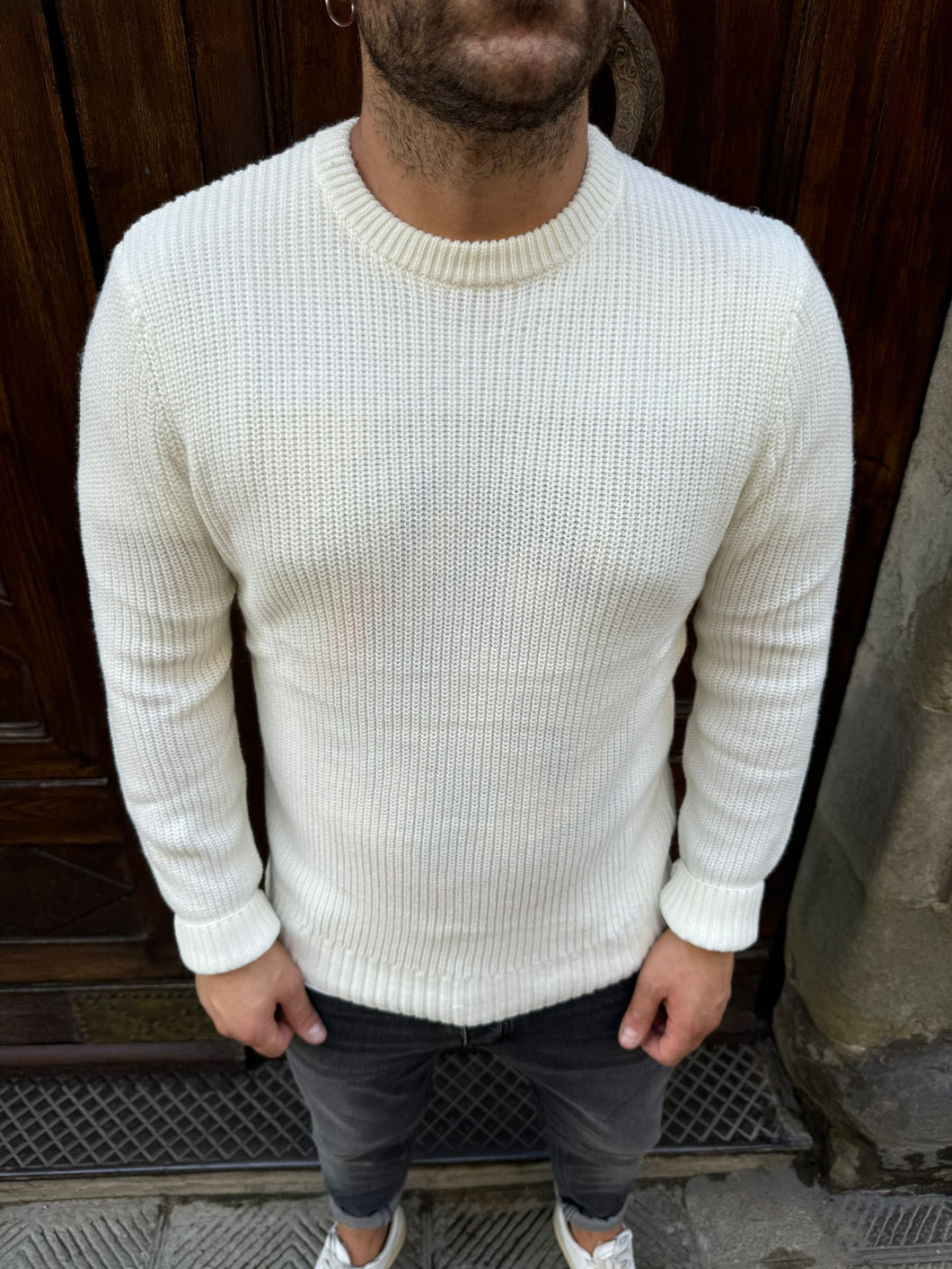 Maglione Diego bianco