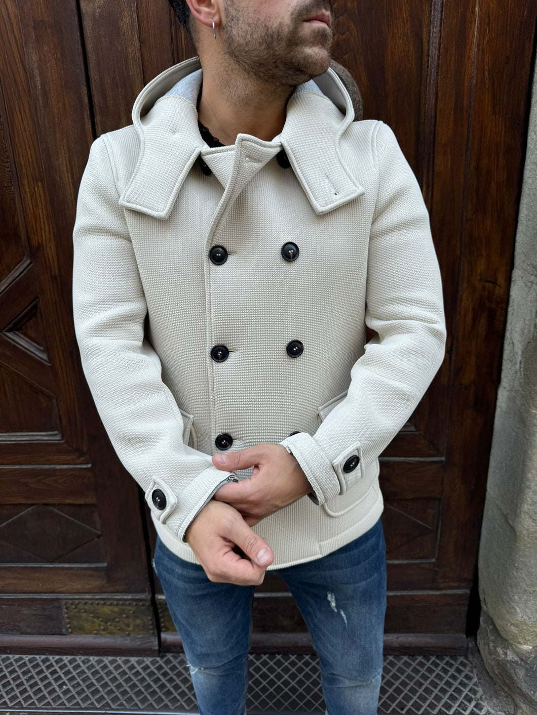 Cappotto Canadá panna