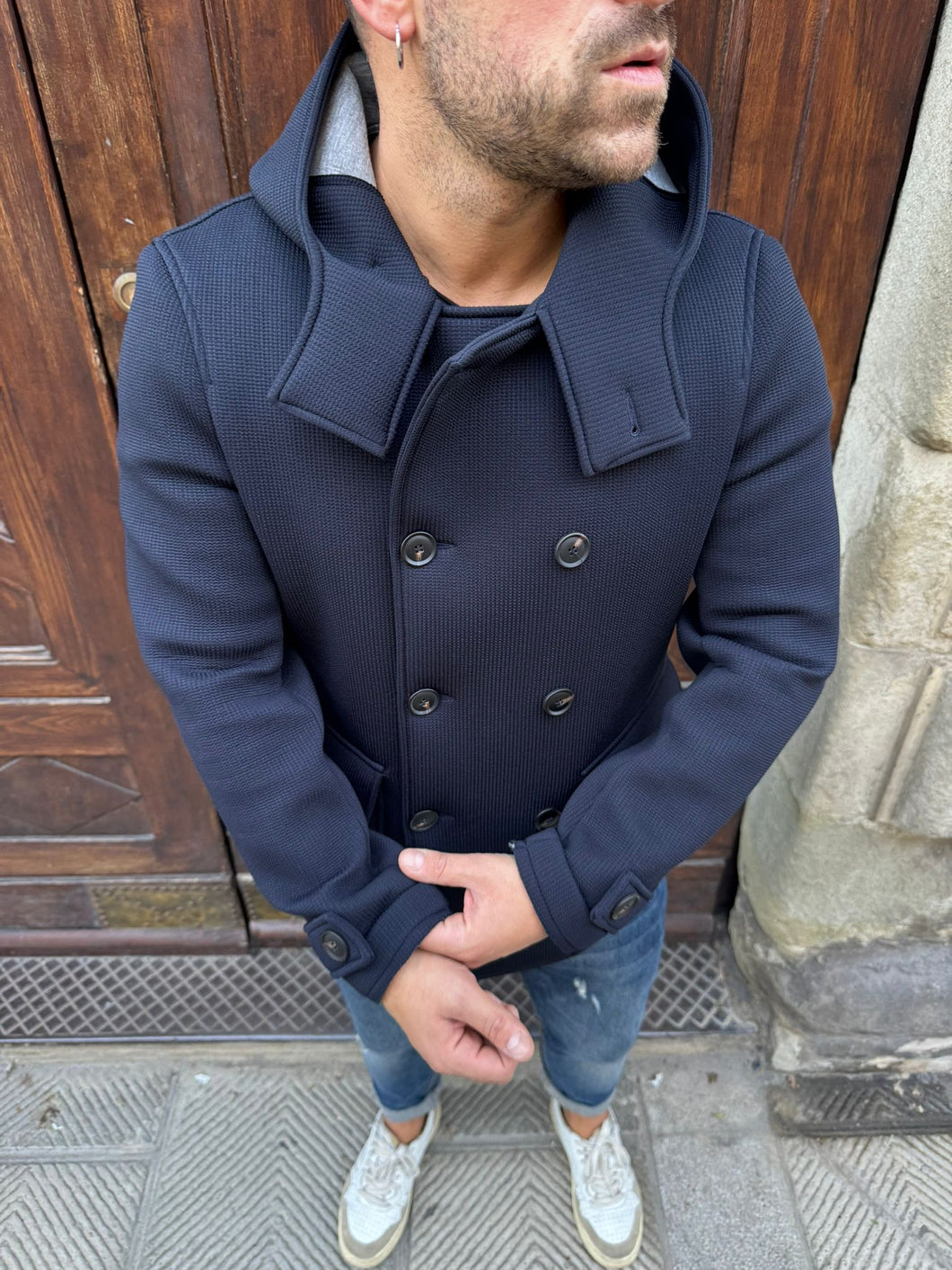 Cappotto Canadá blu